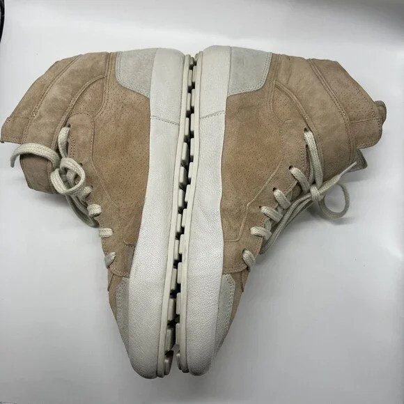 Isabel Marant Etoile Bessy Suede Leather Blush Hightop Sneakers Sz 40 - Picture 5 of 12